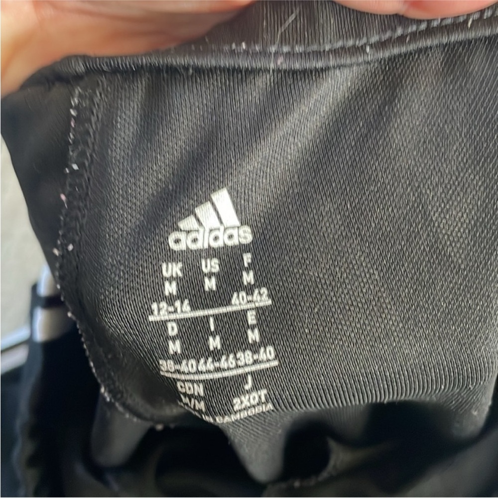 Adidas Size Medium Black Athletic Sweatpants. - Picture 3 of 6